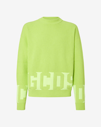 Gcds Low Band Sweater | Men Knitwear Lime | GCDS Spring/Summer 2023